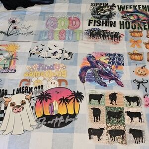 Colorful Graphic Print Quilt